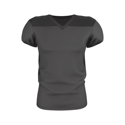 Badger Sport Adult Elusive Football Jersey, Sizes 2XL-4XL (A00173-057208), Color 'Charcoal Solid/Charcoal Solid'